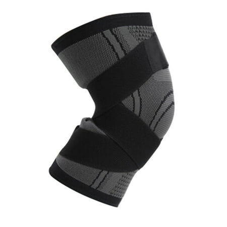 

XM Culture 1Pc 3D Weaving Knee Brace Pad Protector Compression Breathable Running Support