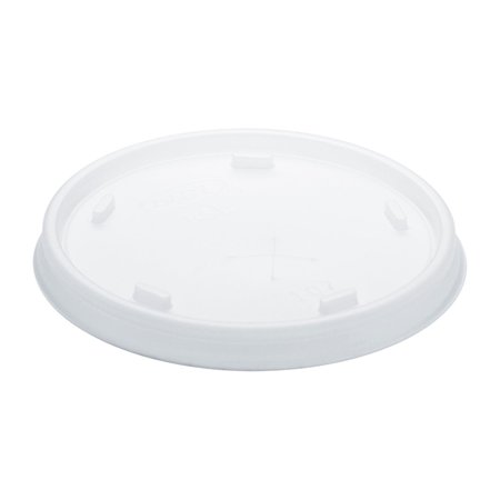 Dart 8SL Plastic Cold Cup Lids for 8 oz - 9 oz Cups - Translucent (1000/Carton)
