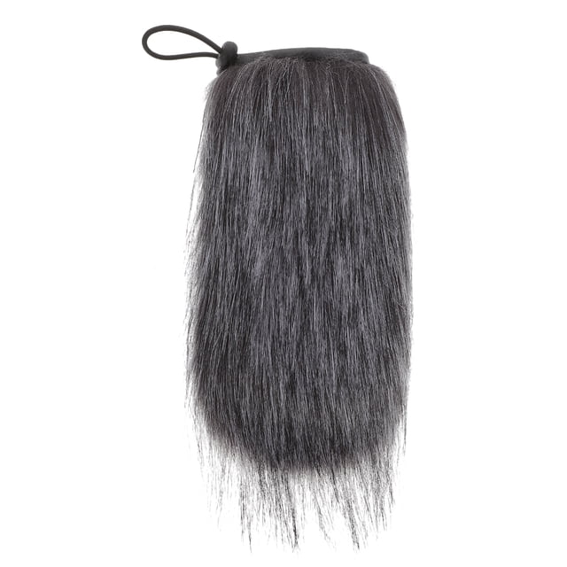 Weiweiguan Microphone Cover 18cm Fur Pop Filter Windscreen Muff Mic Recording Accessory