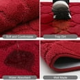 thumbnail image 4 of FloorHug Kitchen Rugs and Mats 2 PCS, 24"x35"+24"x60", Absorbent and Stain-Resistant Kitchen Mats Non-Slip, Kitchen Runners Machine Washable, Rugs for Kitchen, Laundry Room, Entrance, Red, 4 of 9