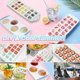 thumbnail image 5 of Silicone Ice Cube Mold with Lid, 3-Pack Stackable Ice Cube Trays with Tongs, 5 of 5