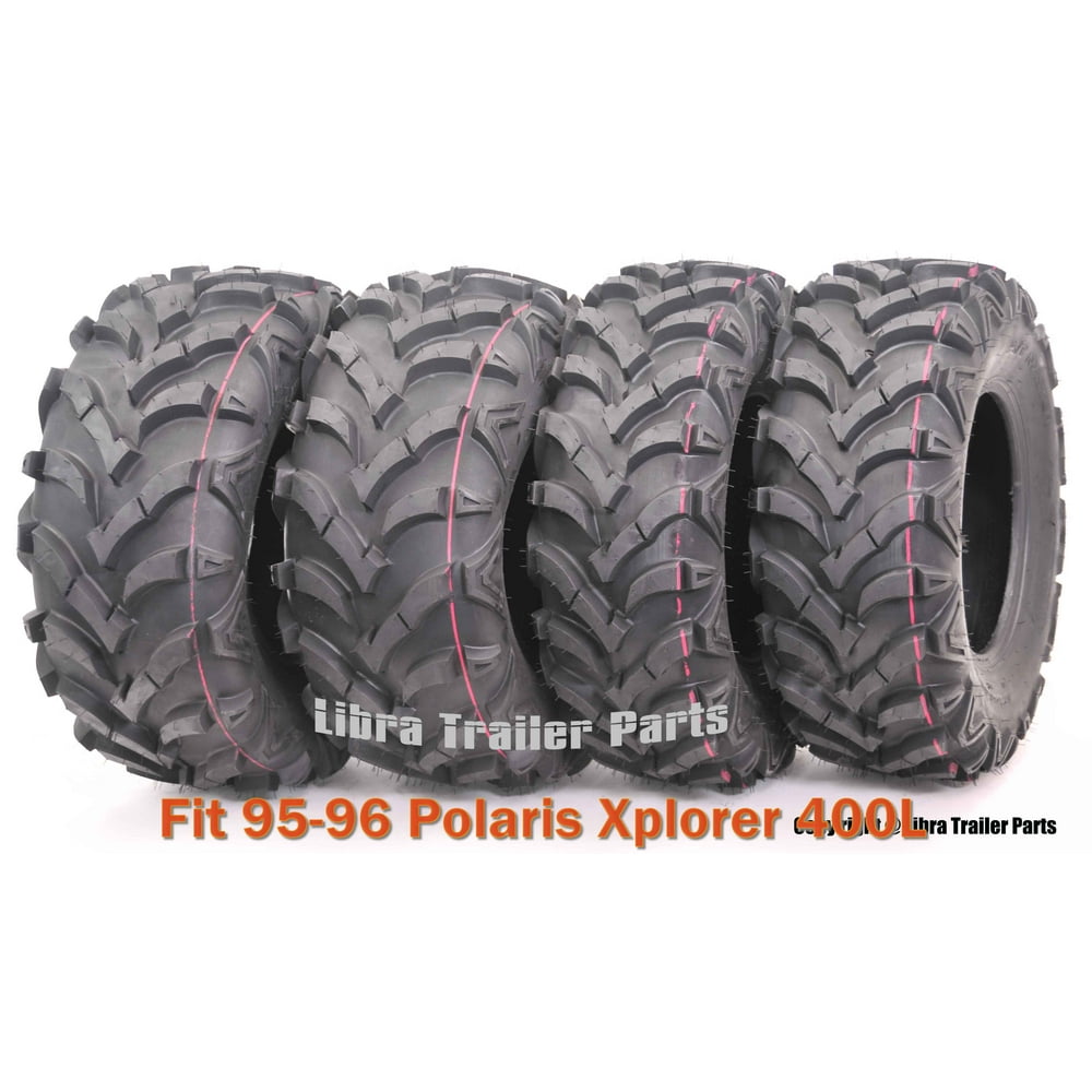 Set 4 WANDA ATV tires 25x812 & 25x1210 for 9596 Polaris Xplorer 400L