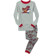 Faded Glory - Boys' Fired Up 2 Piece Pajama Set