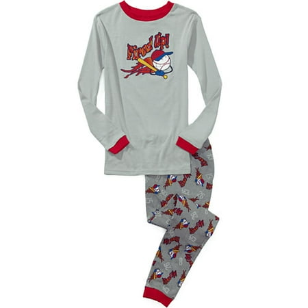 Faded Glory - Boys' Fired Up 2 Piece Pajama Set