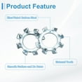 thumbnail image 3 of 50Pcs SAE 1/4" Zinc-Plated Carbon Steel External Tooth Lock Washer, 3 of 6
