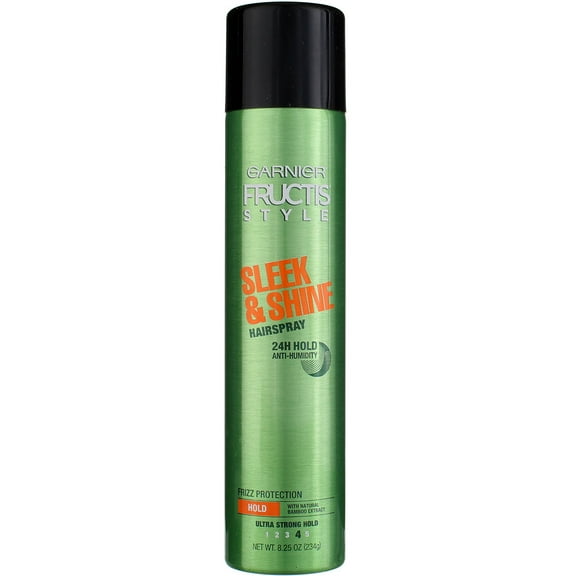 Garnier Fructis Style Anti-Humidity Hairspray Sleek & Shine 8.25 oz (Pack of 2)