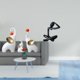 thumbnail image 2 of Figuras De Familia De Elefantes, Esculturas Abstractas De Pensadores, Estatuas De Animales Modernas, Artesanías Decorativas Para Escritorio, Estante, Sala De Estar, Dormitorio, Regalo, 2 of 8