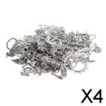 thumbnail image 1 of Lotes Al Por Mayor para Hacer Joyas Soledad Dijes de Metal Liso Mezclado 100 Gramos 4 piezas, 1 of 10