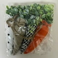 thumbnail image 4 of Muñeca de Zanahoria de Pascua, 4 Piezas, Linda Decoración para Festivales, Adorno de Rayas Naranjas, Decoración para Fiestas, 4 of 7