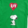 thumbnail image 3 of Peanuts - Snoopy Luv - Men's Short Sleeve Graphic T-Shirt, 3 of 6