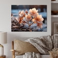 thumbnail image 2 of Designart "Frozen Blossoms in the Winter Landscape III" Winter Landscape Metal Wall Art Prints, 2 of 5