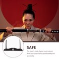 thumbnail image 4 of KAKOWELY Flute Display Rack Swords Collection Stand Wooden Swords Holder Storage Holder,11.02"X5.51"X2.56", 4 of 5