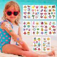 thumbnail image 5 of 10pcs Glittering Tattoo Sticker Animal Shape Waterproof Glitter Temporary Tattoo Patch for Children Summer Type 1, 5 of 5