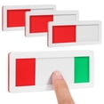 thumbnail image 1 of 4 letreros para salas de reuniones, puertas de oficina, etiquetas deslizantes prácticas, indicadores de inodoro vacío/ocupado., 1 of 6
