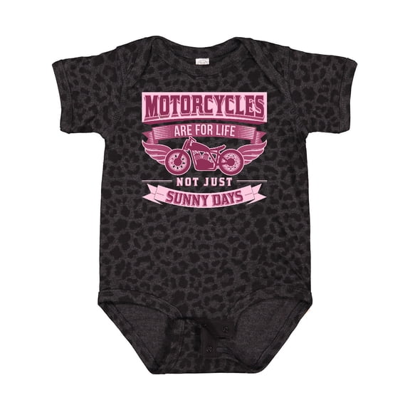 Inktastic Motorcycle Female Biker Girls Baby Bodysuit