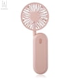 thumbnail image 3 of Gustave Portable Stroller Fan Flexible Neck Fan Small Desk Fan with 3 Speeds 360° Rotatable USB Rechargeable Handheld Fan for Stroller, Bike, Treadmill (Pink), 3 of 10