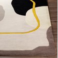 thumbnail image 6 of Mark&Day Wool Rugs, 5x7 Santfort Modern Cream Area Rug, Mustard Light Gray Ivory Carpet for Living Room, Bedroom or Kitchen (5' x 7'6"), 6 of 7