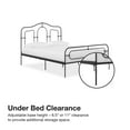 thumbnail image 4 of Mr. Kate Primrose Metal Bed with Secured Slats, Headboard and Footboard, Full, Black, 4 of 21
