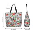 thumbnail image 4 of Kdxio Roses Mixed Zebra 1 Casual Tote Bags Women Big Capacity Shoulder Bag for Women Travel Shoulder Bags Handbags, 4 of 6
