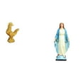 thumbnail image 1 of Elegante figura de gallo y gallina María, decoración Feng Shui, escultura religiosa católica para el hogar, hotel, oficina, cumpleaños o inauguración, 1 of 8