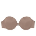 thumbnail image 7 of EliteGoogv Front Closure Bras For Women Lace Bras For Women Padded Semi Cup Push Up Wireless Womens Bras Everyday Bras For Women Khaki 34, 7 of 7