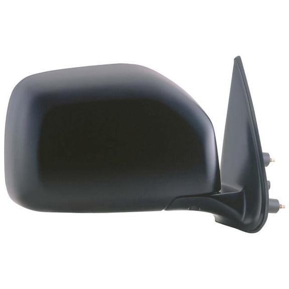 70041T - Fit System Passenger Side Mirror for 01-04 Toyota Tacoma, black, foldaway, Manual