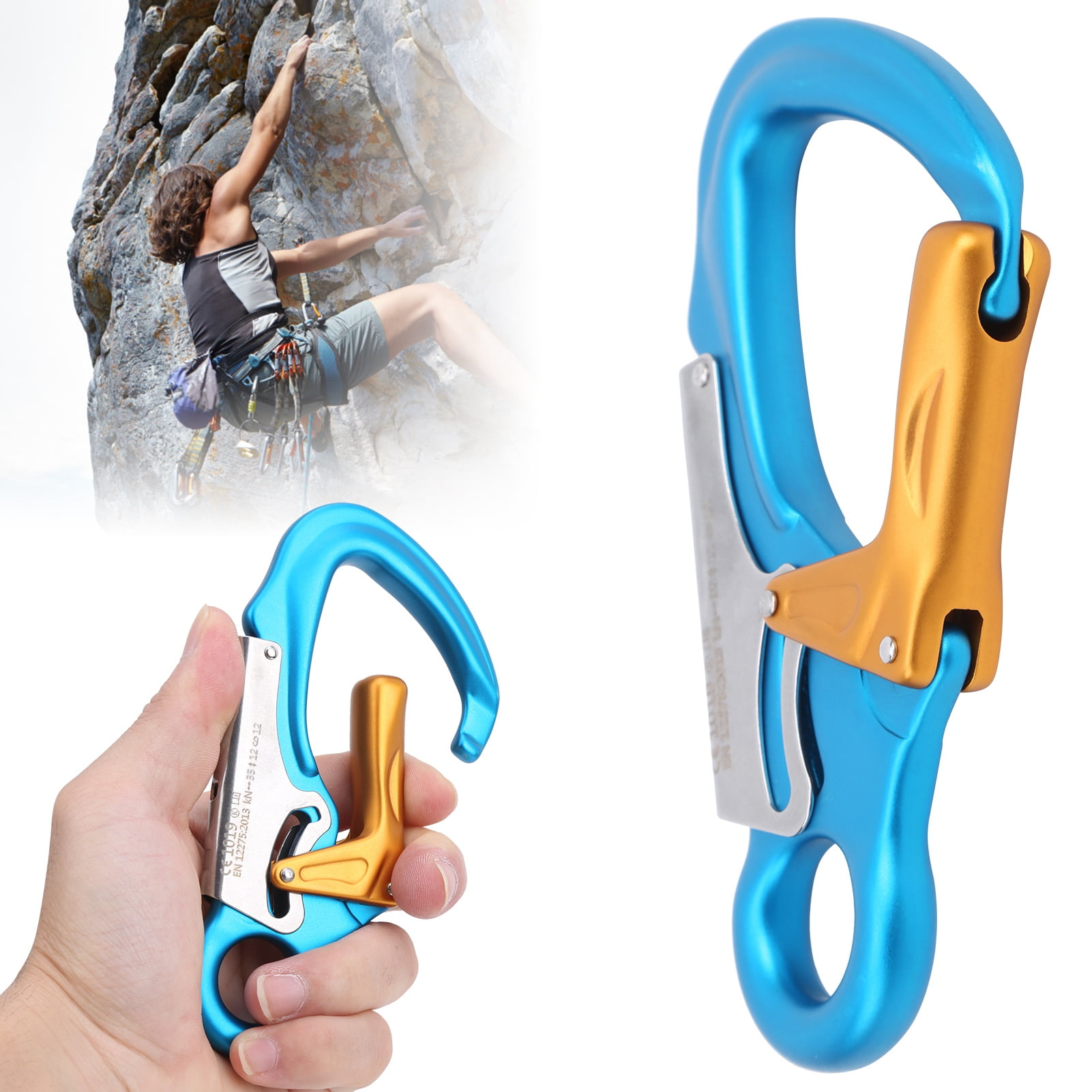 Corde D'escalade Statique VEVOR 12,7 Mm X 38 M – Bleue, Résistance 32 KN