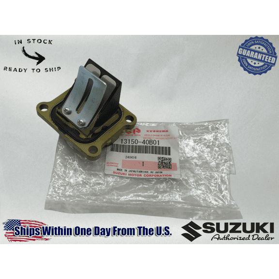 Suzuki OEM 1987-06 LT80 LT 80 QUADSPORT ATV REED VALVE ASSEMBLE 13150-40B01