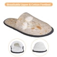 thumbnail image 3 of Fotbe Tortilla Pantuflas Peludas para Mujer con Estampado, Zapatillas de Peluche, Zapatos de Invierno para Casa, Uso Interior y Exterior-Large, 3 of 8