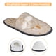 thumbnail image 3 of Fotbe Tortilla Pantuflas Peludas para Mujer con Estampado, Zapatillas de Peluche, Zapatos de Invierno para Casa, Uso Interior y Exterior-Large, 3 of 8