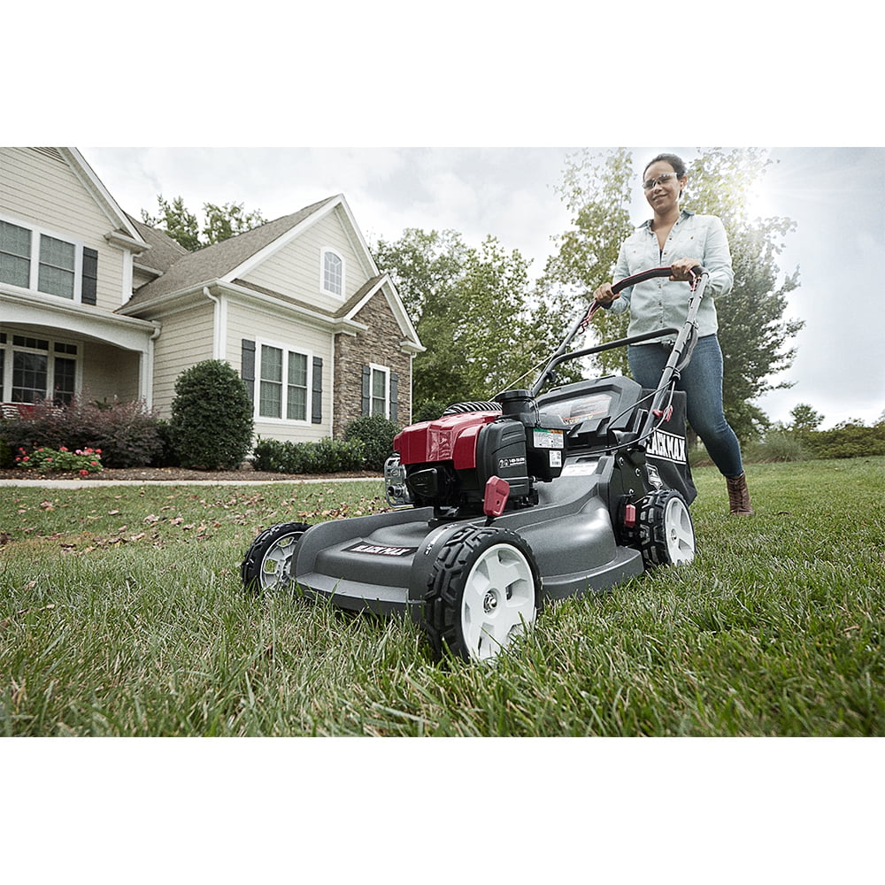 Black Max 21-Inch 150cc Self-Propelled Gas Mower with Briggs & Stratton Engine - 3