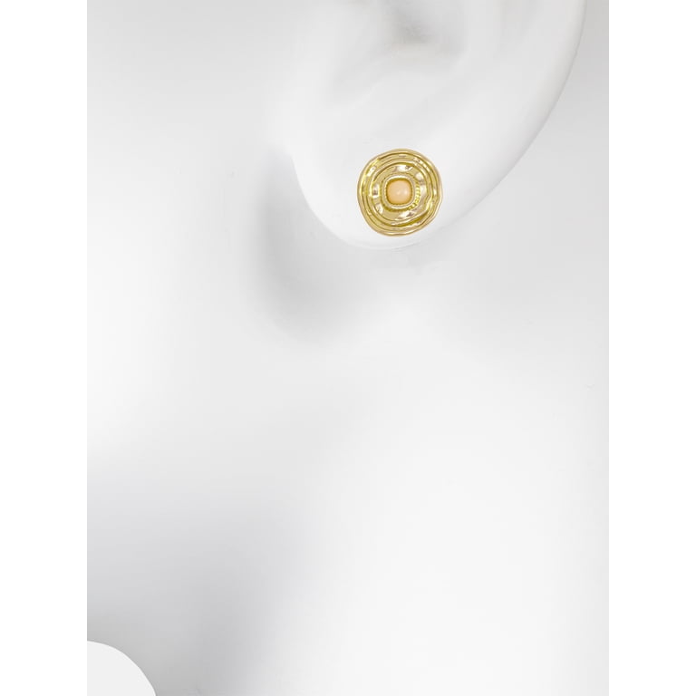 Scenario Gold-Tone Mixed Stud Earrings Set, 3-Pair photo 5