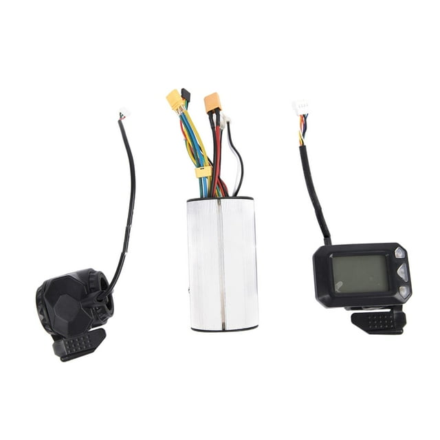 Controlador de medidor LCD de bicicleta eléctrica Pantalla LCD Odómetro Medidor de scooter Bicicleta 36V con alambre Zulema Controlador de scooter