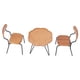 thumbnail image 5 of 1:12 Dollhouse Outdoor Table Chair Miniature Wooden Furniture Model Dollhouse Decoration Accessories, 5 of 5