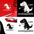 thumbnail image 2 of Hloma Funny Letters Dinosaur Car Vehicle Body Window Reflective Decals Sticker Decor, 2 of 7