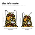 thumbnail image 2 of Saiise Farm Goose Pattern Sports Drawstring Backpack - String Swim Gym Bag with Wet Proof Pocket for Women&Men-Small, 2 of 6