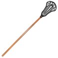 thumbnail image 2 of BambooMN 60 Inch Women's Carbonized Brown Bamboo Defense Lacrosse Shaft Stick Handle, 2 Pieces, 2 of 8