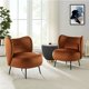 thumbnail image 3 of INS Lamb Wool Single Sofa Modern Living Room Sofas Ergonomic Design Relax Armchair Beauty Salon Luxury Divano Furniture WK My Lux Decor Round, 3 of 12