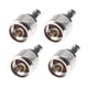 thumbnail image 1 of 4X Conector Recto de Tipo N Macho A Clavija Hembra BNC, 1 of 4