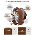 thumbnail image 3 of Mochila de viaje LOVEVOOK 40L para mujeres y hombres con cubos de embalaje, 3 of 9