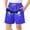 Blueâ‘¢, variant on Boys Bermuda Summer Loose Athletic Print Elastic Drawstring Waist Quick Dry Breathable Beach Surf Swim Shorts with Side Pockets