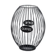 thumbnail image 4 of DimyFew Coffee Capsule Holder, Coffee Pod Storage Basket, Coffee Accessory Organizer with Elegant Hollow Design, Made of Iron for Kitchen, Office, Living Room L, 4 of 8