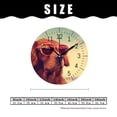 thumbnail image 2 of 14 Inch Wall Clock Battery Operated Silent Clock Decorative for Office, Kitchen, Outdoor, Living Room，A Cute Golden Retriever Lovely Design, 2 of 4