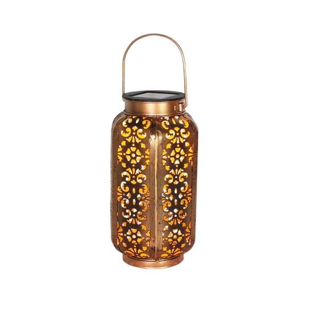 Farol Solar De Metal Para Exteriores, Farol Colgante Decorativo Para Patio, Patio Interior, Fiesta, Entrada, Patio, Jardín, Césped Speravity HA020316-00