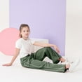 thumbnail image 7 of Rolanko Parachute Pants for Girls Y2K Cargo Trousers with Pockets Harajuku Jogger Pants, 7 of 7