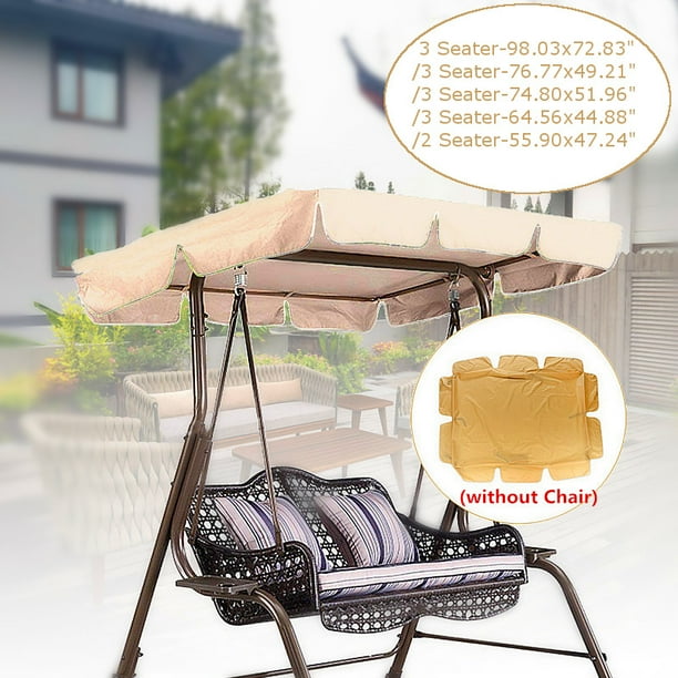 Outdoor Patio Swing Canopy Replacement Top Chair 2 3 Seater Size Com Outdoor Patio Swing Canopy Replacement, Replacement Patio Swing Canopy