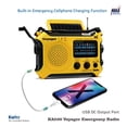 thumbnail image 1 of Kaito KA500 5-way Powered Solar Power, Dynamo Crank, Wind Up Emergency, 1 of 2
