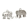 thumbnail image 4 of 10 piezas Anitique Silver Shape Charms cuelgan colgantes que hacen accesorios de joyería Hugo Resultados del pendiente pendiente, 4 of 10