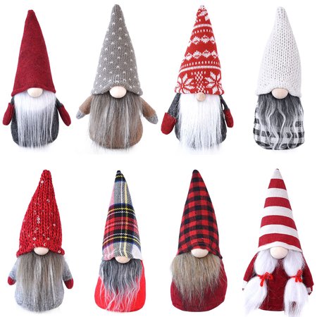 

Christmas Gnome Dolls 8 Pcs Ornament for Xmas Tree Hanging Pendant Gifts