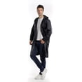 thumbnail image 1 of Reusable Rain Poncho Hooded Raincoat Waterproof Lightweight Raincoat Jacket for Hiking Camping Emergency, 1 of 4